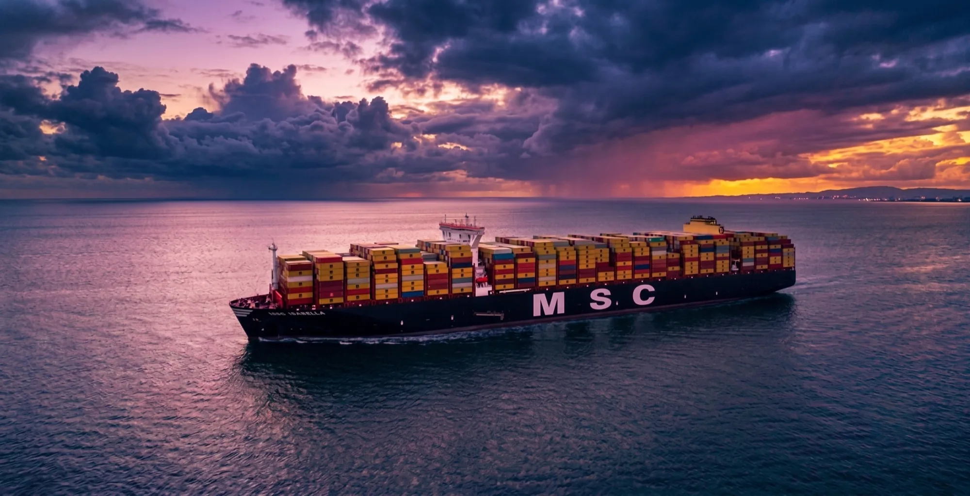 An MSC container ship at sea, from the attribution model that lifted return on investment 12% by reallocating between channels
